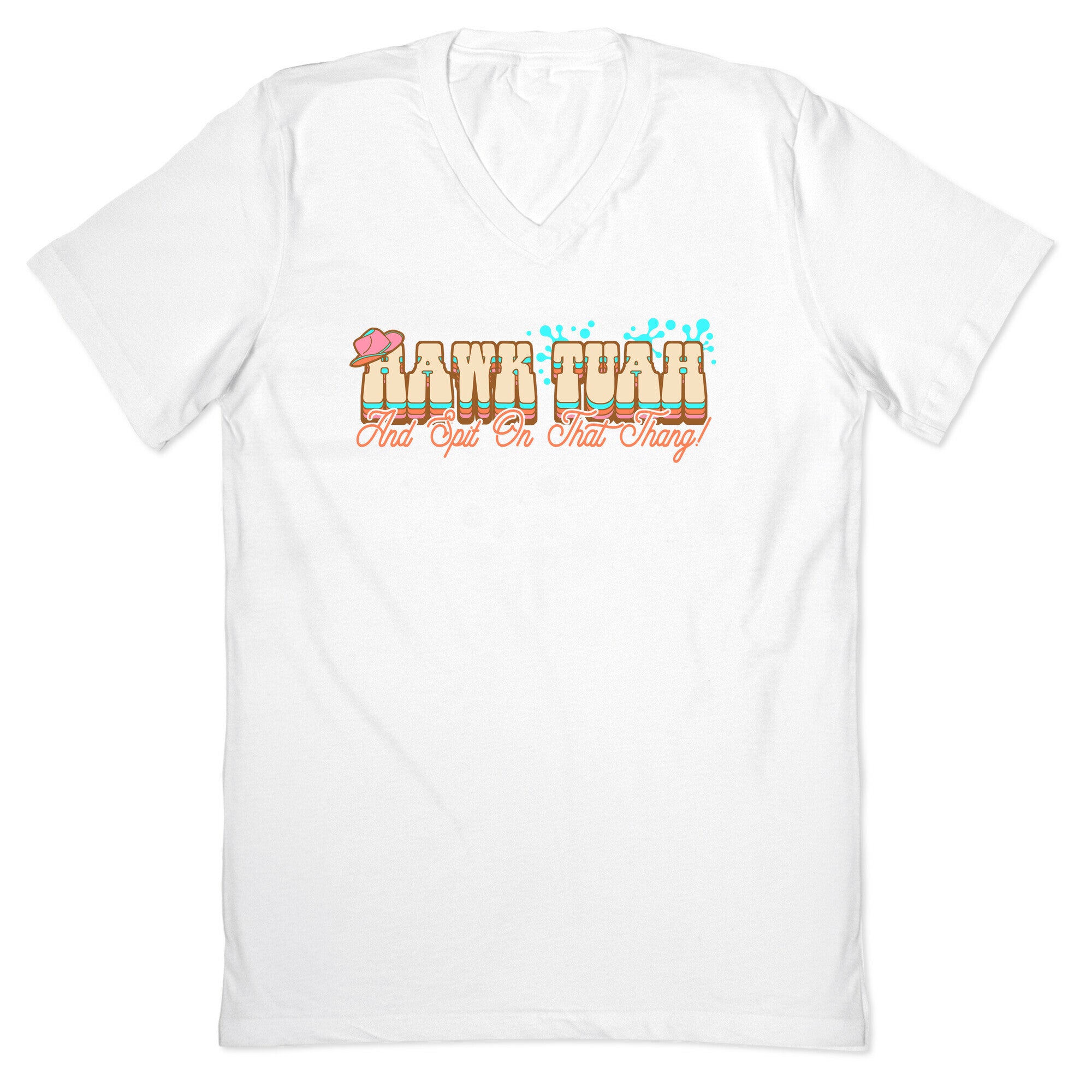 Hawk Tuah Spit On That Thang V-Neck